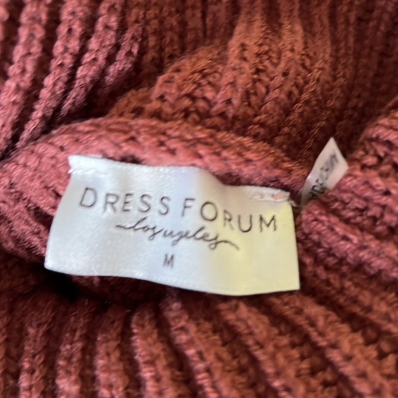 Cowled Sweater-Rust -Medium - Picture 7 of 7